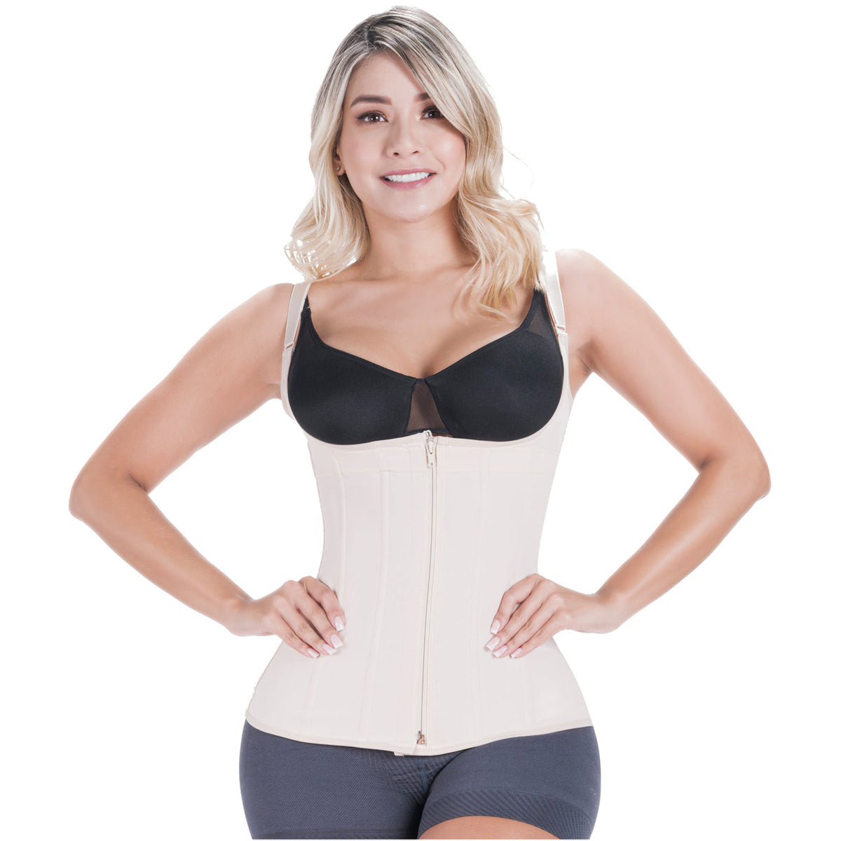 SONRYSE 024ZL | Tummy Control Compression Vest | Colombian Girdle | Open Bust Daily Use Shapewear