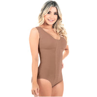 Load image into Gallery viewer, Sonryse 056 | Postpartum Panty Shapewear | Built-in Bra Bodysuit
