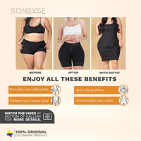 Cargar imagen en el visor de la galería, Short corto moldeador con control  abdomen y realce de glúteo. / SONRYSE 070ZF
