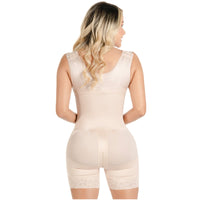 Load image into Gallery viewer, Fajas SONRYSE TR211 | Full Post Surgery Compression Garment | Wide Strap Tummy Control Bodysuit | Mid Thigh Butt Lifter
