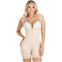 Load image into Gallery viewer, Fajas SONRYSE TR211 | Full Post Surgery Compression Garment | Wide Strap Tummy Control Bodysuit | Mid Thigh Butt Lifter
