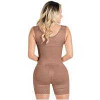 Load image into Gallery viewer, Fajas SONRYSE TR211 | Full Post Surgery Compression Garment | Wide Strap Tummy Control Bodysuit | Mid Thigh Butt Lifter
