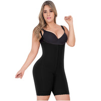 Load image into Gallery viewer, Lace Mid Thigh Body Shaper | Tummy Control Daily Use Bodysuit
