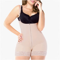 Load image into Gallery viewer, UpLady 6190 | Post Surgery Bodyshaper | Tummy Control &amp; Mid Thigh Bodysuit
