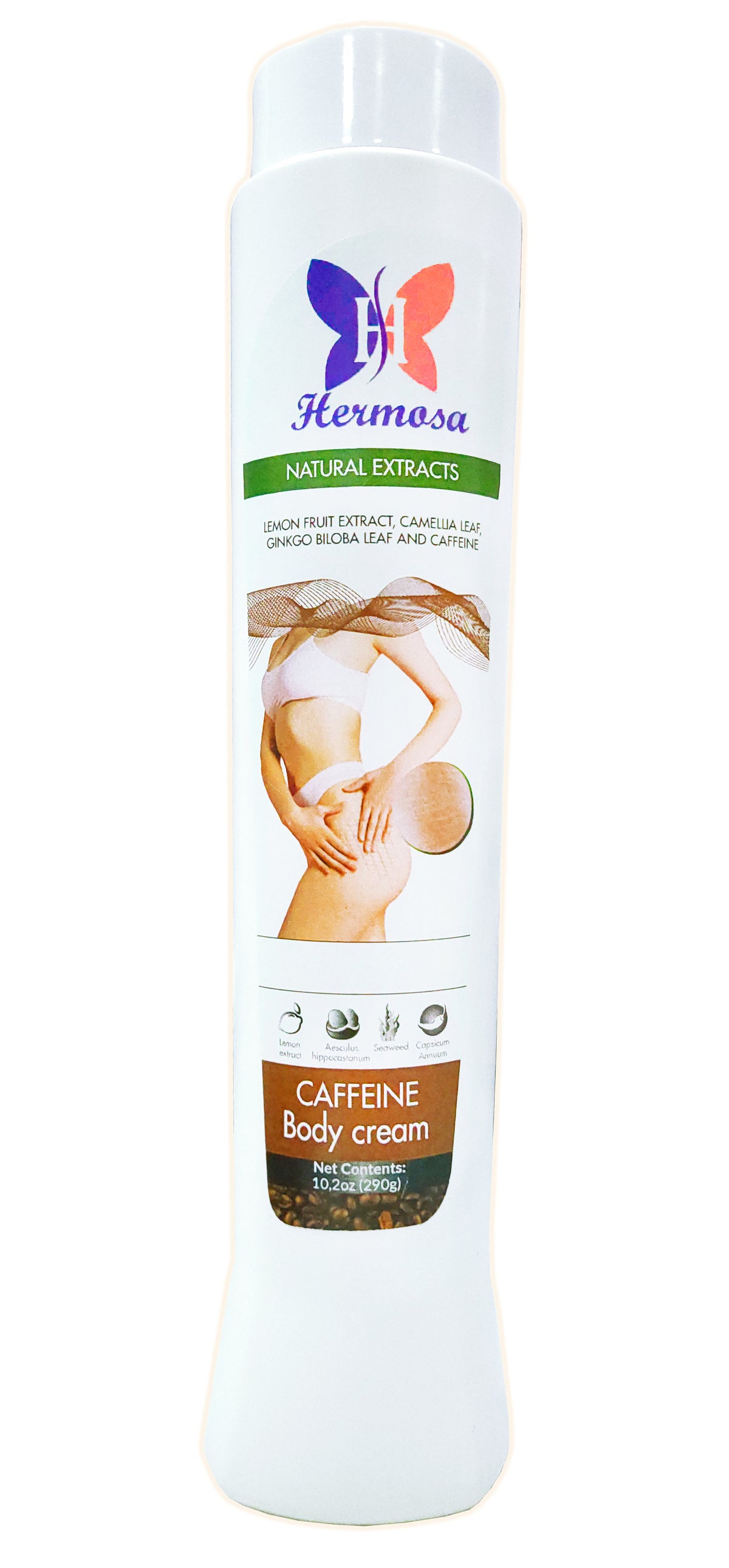Caffeine Body Cream - Slimming gels - anticellulite effect - skin firming, slimming - fat burning to reduce inches - excellent slimming cream for size